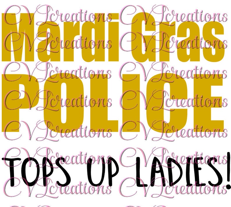 mardi gras police hat