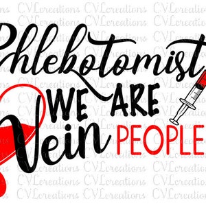 Flebotomista Siamo Vein People SVG PnG DXF PDF EpS