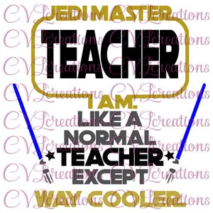Maestro Maestro Jedi Archivo Digital SVG DXF PNG PdF Star Wars