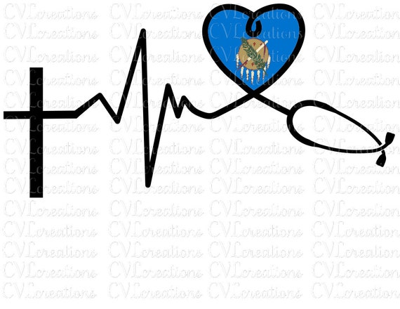 Download Faith Hope Love Oklahoma Nurse Digital File Svg Png Dxf Pdf Etsy
