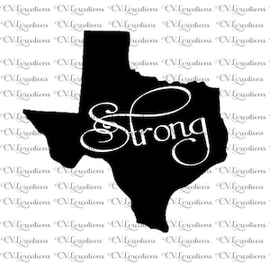 Texas Strong SVG