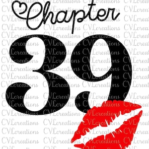 Capítulo 39 Labios Archivo Digital SVG PNG DXF