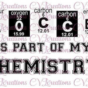Soccer is part of my chemistry SVG PNG DXF