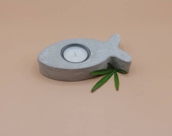 Fish shaped tealight holder