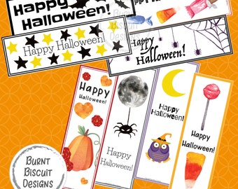 Halloween Bookmarks and Party Favors
