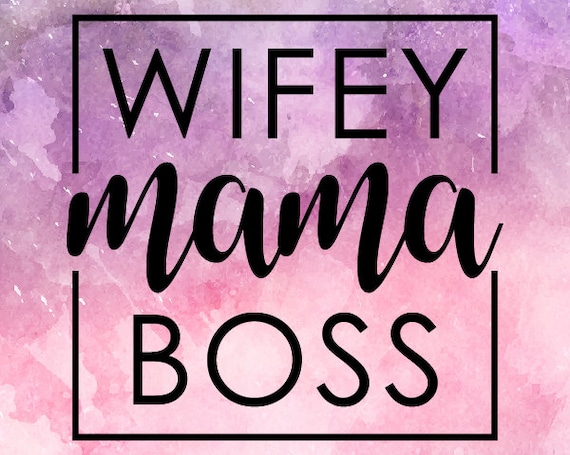 Download Mama boss svg momboss svg boss mom svg Wife Mom Boss SVG | Etsy