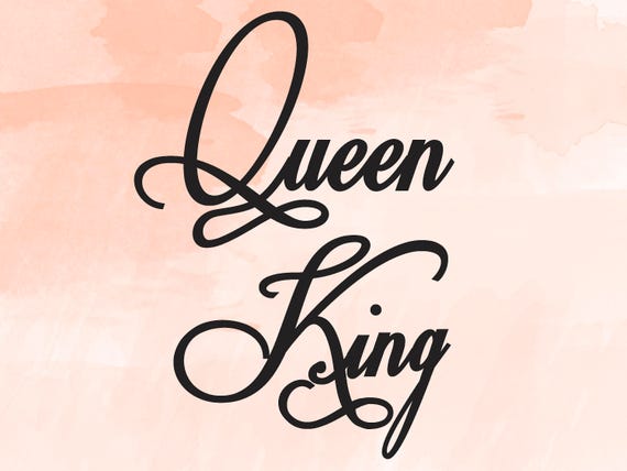 Download King Svg Queen Svg King Queen Svg Design Svg Png Dxf Pdf Etsy