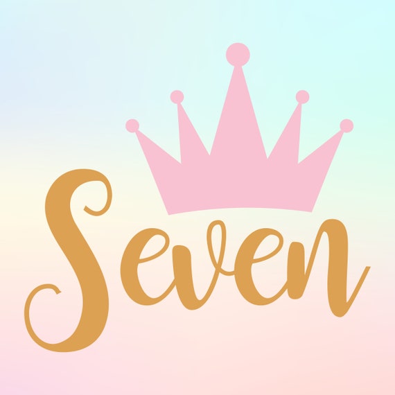 Download Seven Birthday Svg Seven Birthday Cut File 7th Birthday Svg Etsy