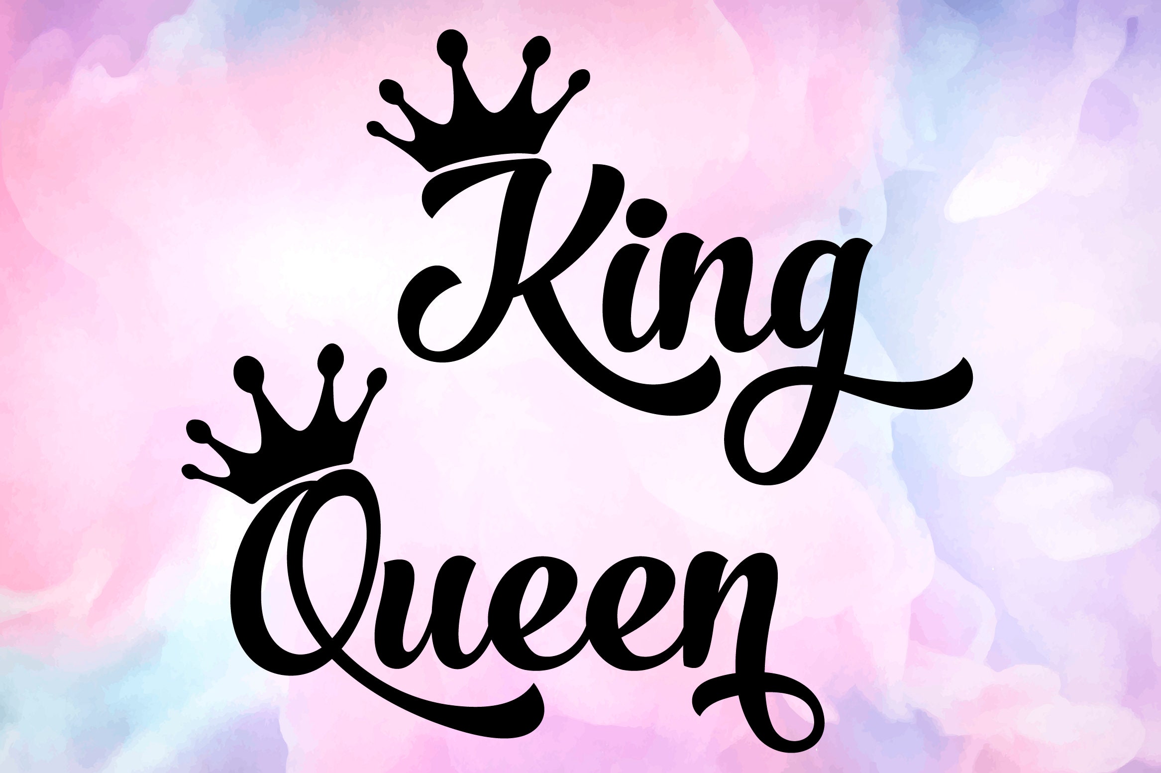 Her King SVG, His Queen SVG, King and Queen Svg , Couple Svg, Her