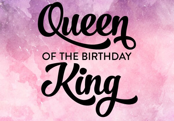 Download Queen Of The Birthday King Svg Queen Of The Birthday King Cut Etsy