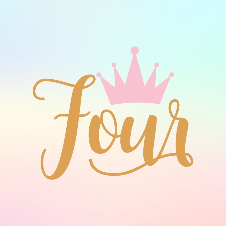 Free Free 220 4Th Birthday Princess Svg SVG PNG EPS DXF File
