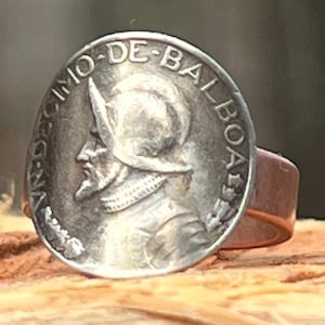 Balboa Coin Ring | Balboa Coin | vn decimo de balboa | Panamanian Jewelry | Panama coin | Panama Balboa | Panamanian Balboa | Panama Money