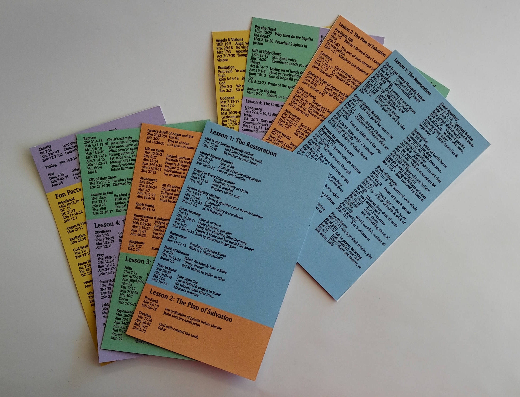 Lds Scripture References LDS Missionary Scripture Reference List - Printable PDF - Now Includes ...