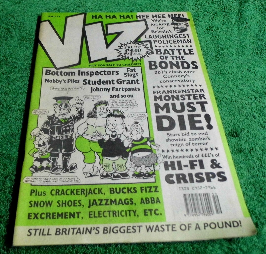 Viz Comic. Magazine Issue 59. Adult Comic Printed in 1993. in Etsy