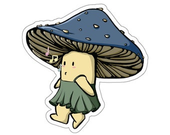 Whistling Mushroom Sticker