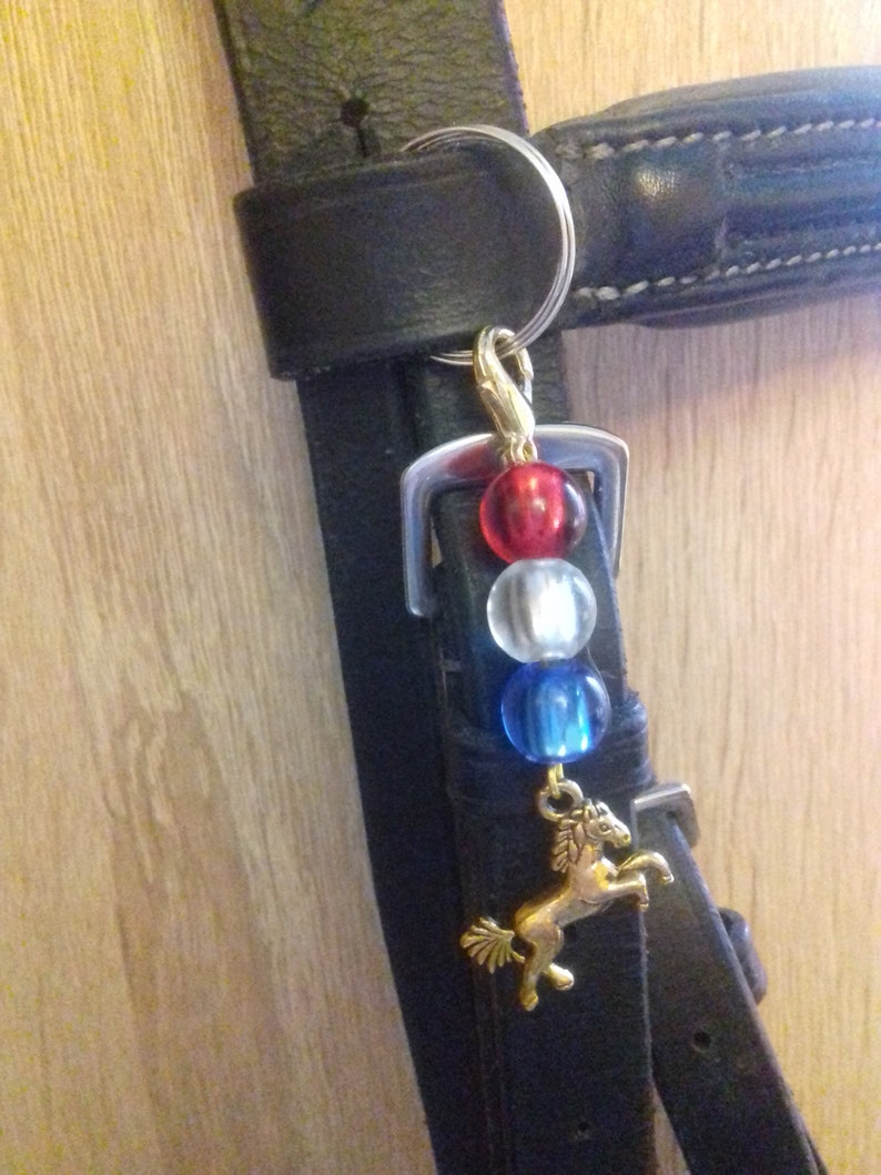 Pony Patriotic Bridle charm 3 for horse draft Patriotic Russia USA France