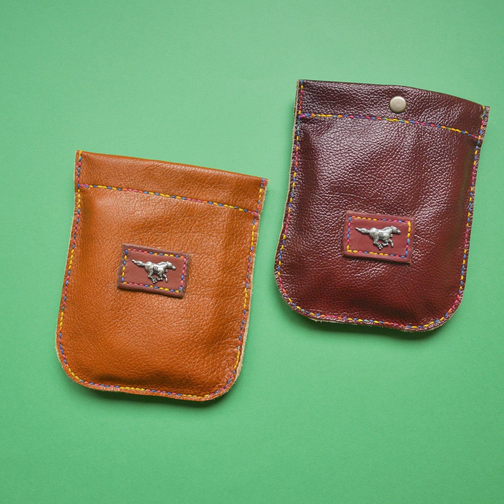 Horses treat bag Leather bag for horse treats. Horse lover Etsy