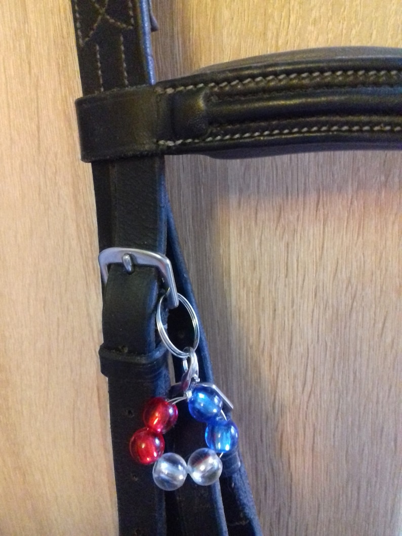 Pony Patriotic Bridle charm 3 for horse draft Patriotic Russia USA France
