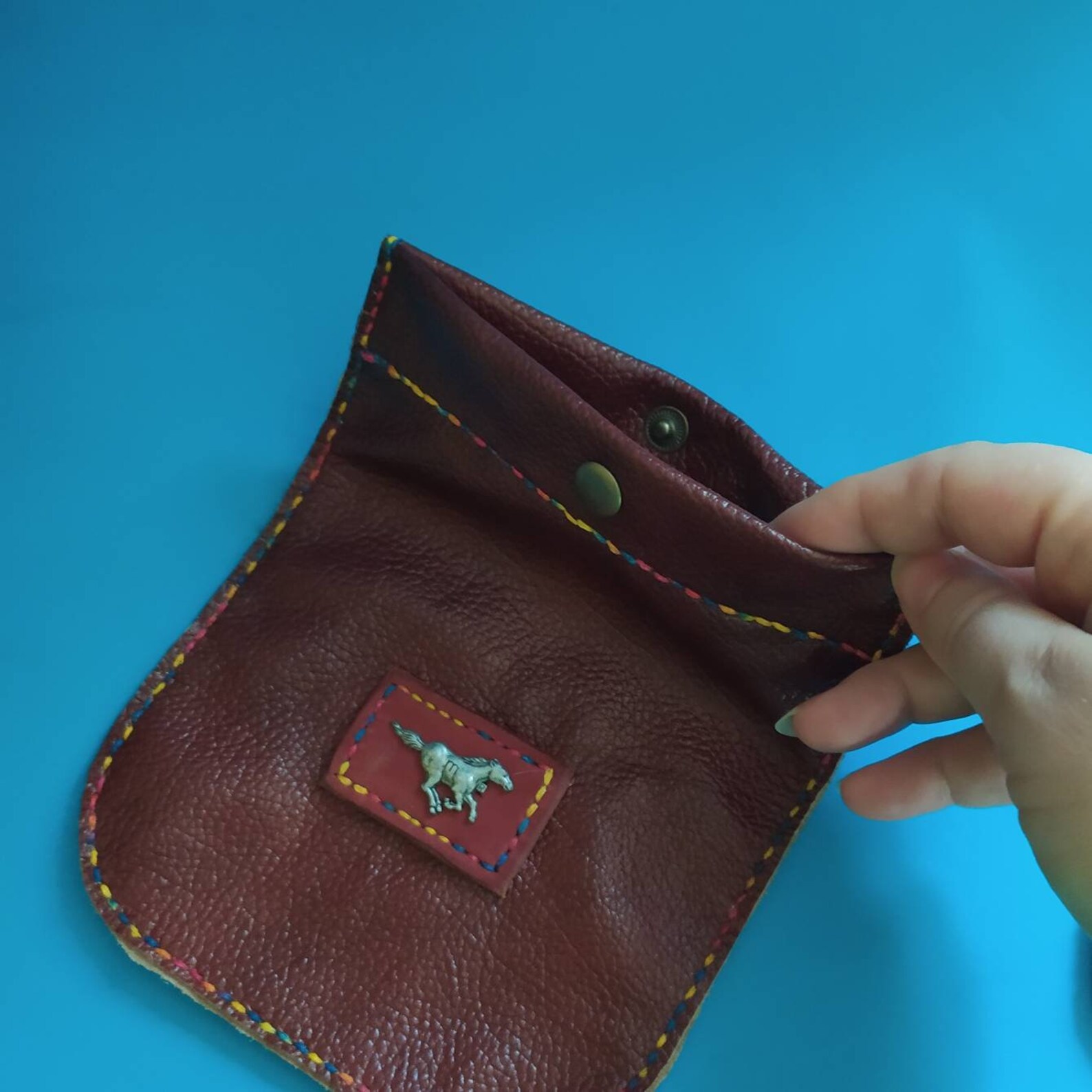 Horse treat bag Leather bags for horses treats. Horse lover Etsy