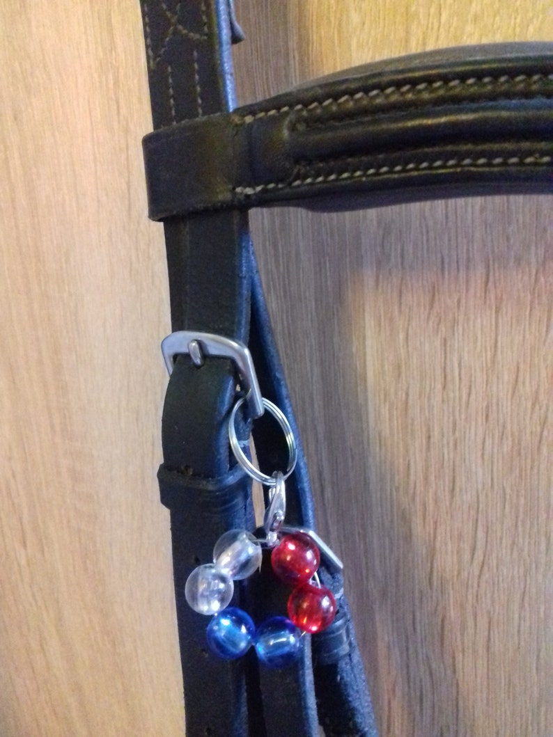Pony Patriotic Bridle charm 3 for horse draft Patriotic Russia USA France