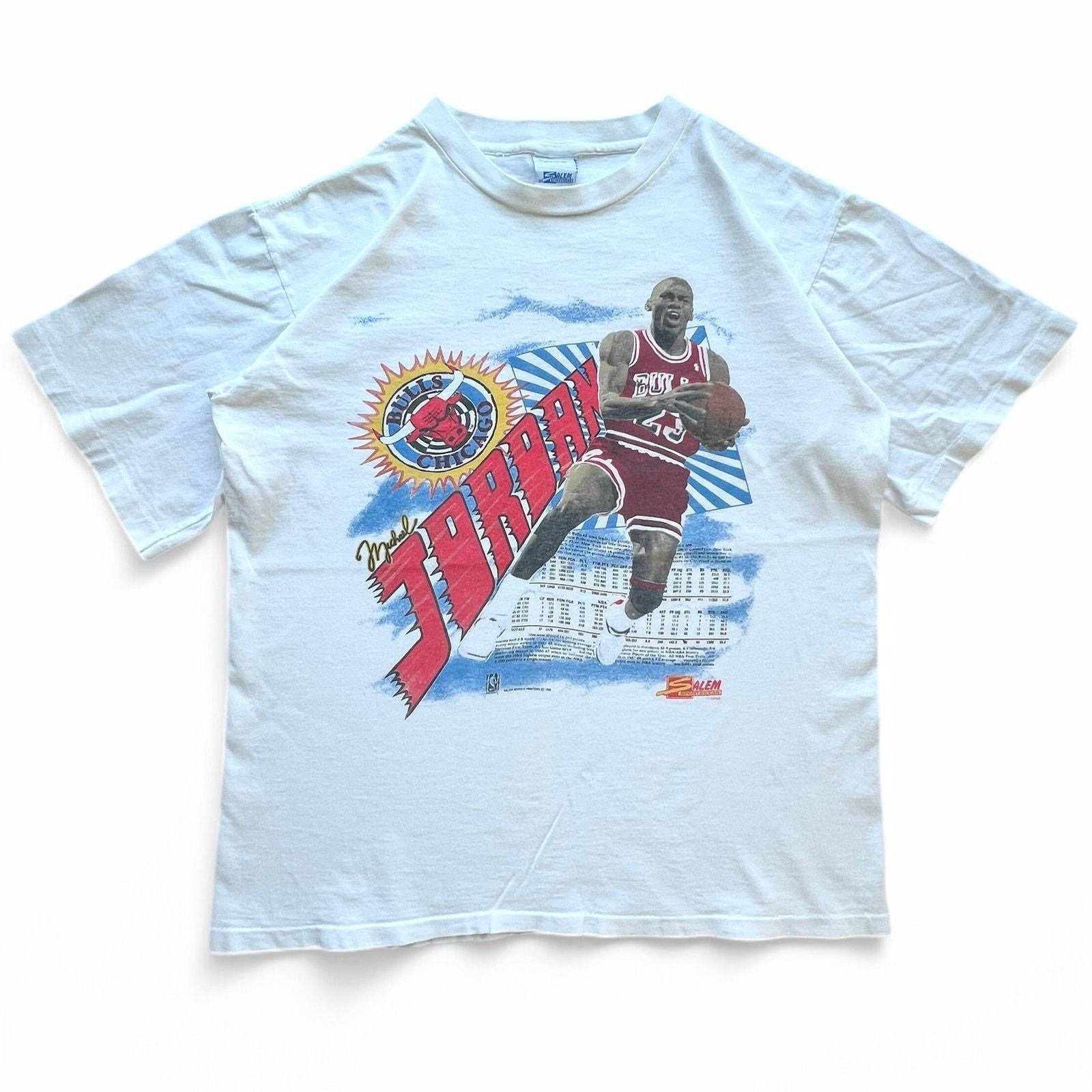 ヴィンテージ マイケル・ジョーダン ブルズ Tシャツ：1990 セーラム 