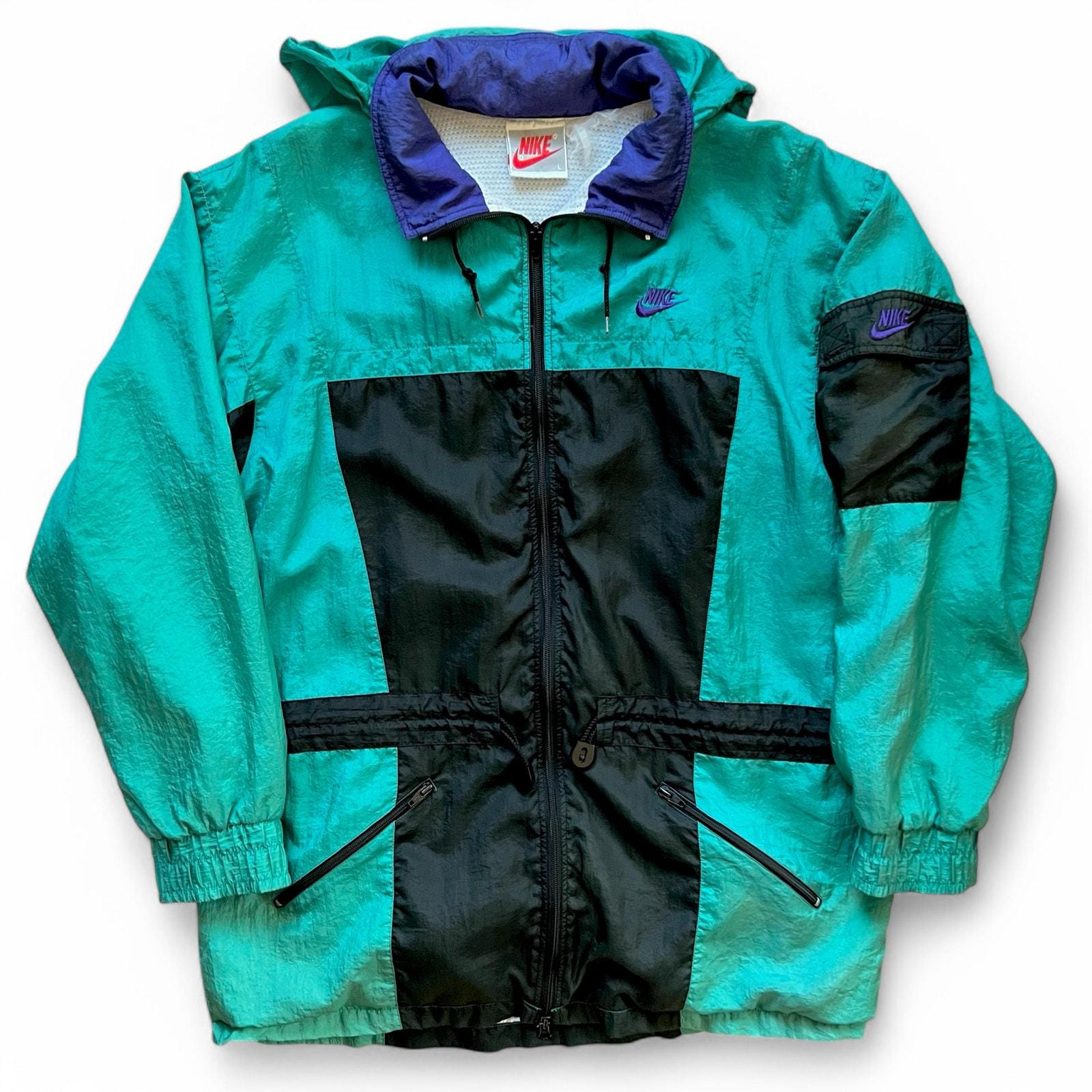 ビンテージ80s NIKE サイクリング ジャケット サイズL ゴツナイキ