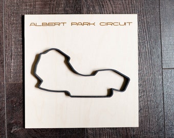 Albert Park Circuit Race Track Wall Decor Birthday Car Gift for Him | Car Enthusiasts | Porsche Honda BMW Racing Mancave Formula 1