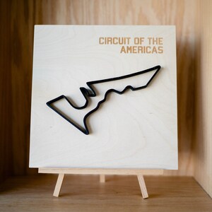 Circuit of the Americas COTA Race Track Wall Decor Wall Art Birthday Gift for Him Porsche Honda BMW Formula 1 MotoGP image 9