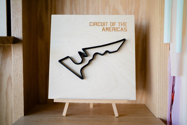 Circuit of the Americas COTA Race Track Wall Decor Wall Art Birthday Gift for Him Porsche Honda BMW Formula 1 MotoGP image 9