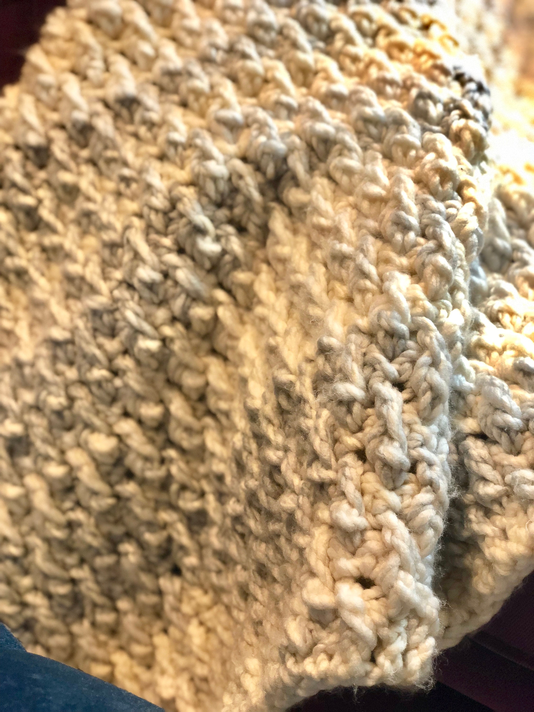 Alpine Stitch Afghan Etsy