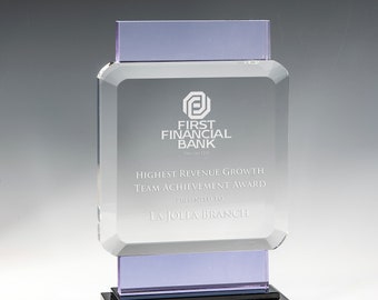 Crystal Oceana Star Recognition Award Engraved Personalized COCA609