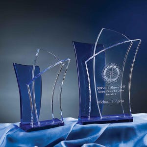 Crystal Alchemy Recognition Award by Nik Meller Custom Engraved Personalized