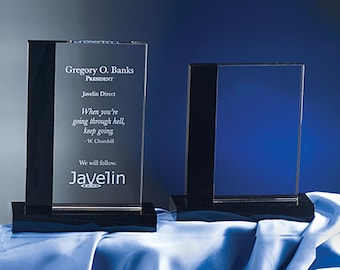 Crystal Nina Recognition Award Custom Engraved and Personalized