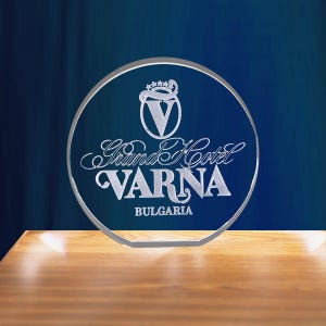 Crystal Eclipse Recognition Award Engraved and Personalized