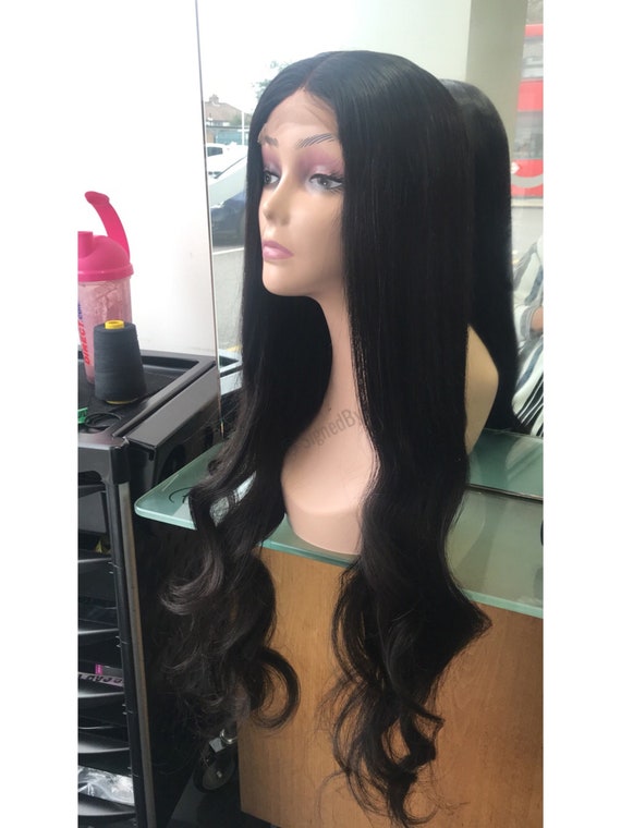Glamorous Brazilian Human Hair Lace Closure Wig Celebrity Etsy