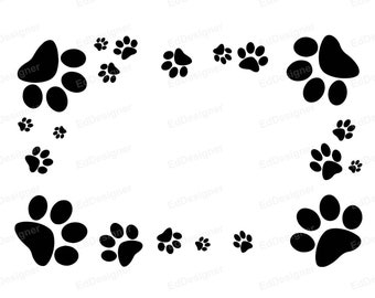 Traces Cats silhouette svg, cut files silhouette, dxf, png, eps, svg, jpg