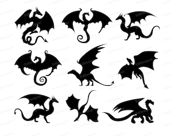 Drakar Vektor SVG, PNG, DXF, Eps, jpg