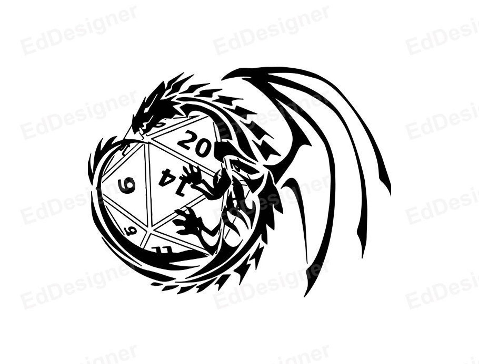 Dnd Logo Dungeons & Dragons Vector Dungeon Master Dice - Etsy