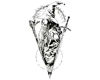 Gondor Vector, Gandalf, Clip Art, svg, eps, dxf, png, jpg