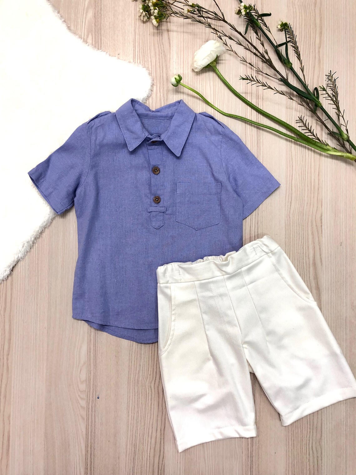 Baby boy tshirt children clothing cute tshirt linen Etsy