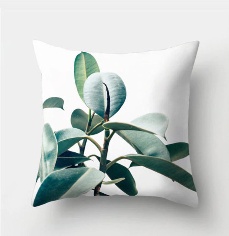 Tropical Decoration Print Cushion Cover Throw Pillows Cactus Etsy