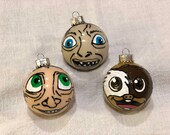 Hand painted character ornaments Homer Simpsons Peppa Pig Blippi Coraline Mavis Pinky Brain Dobby Gizmo Gollum The 100 Bob Ross Daniel Tiger