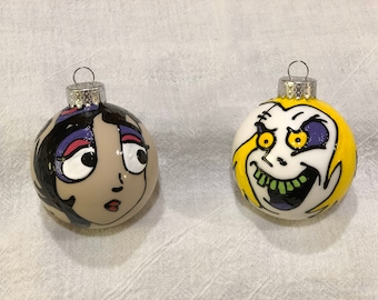 Beetlejuice ornaments Lydia Deetz Tim Burton Danny Elfman Michael Keaton