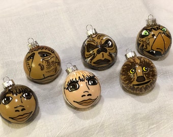 Dark Crystal, ornaments, Jen, Kira, Fizzgig, Skeksi, Mystic, Aughra, Chamberlain, age of resistance, jim henson, muppets, gelfling