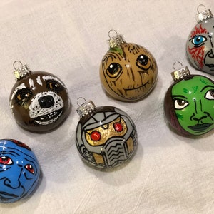 Guardians Of The Galaxy ornaments Star-lord Gamora Drax Rocket Groot Yondu