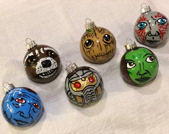 Guardians Of The Galaxy ornaments Star-lord Gamora Drax Rocket Groot Yondu