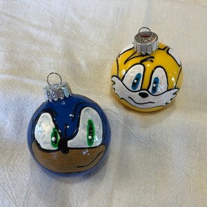 Sonic the Hedgehog ornaments Tails Sega Genesis