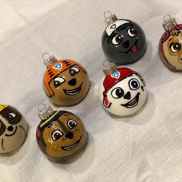 Paw Patrol Christmas Ornament Etsy