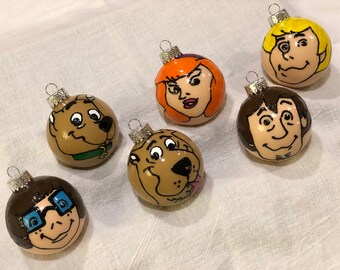 Scooby Doo ornaments Scooby Doo shaggy Fred Velma daphne scrappy Doo