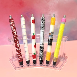 Teacher Glitter Pens/Personalized Pens/Inkjoy Gel pens/Custom ink pens/Teacher Gifts/Teacher Appreciation gifts